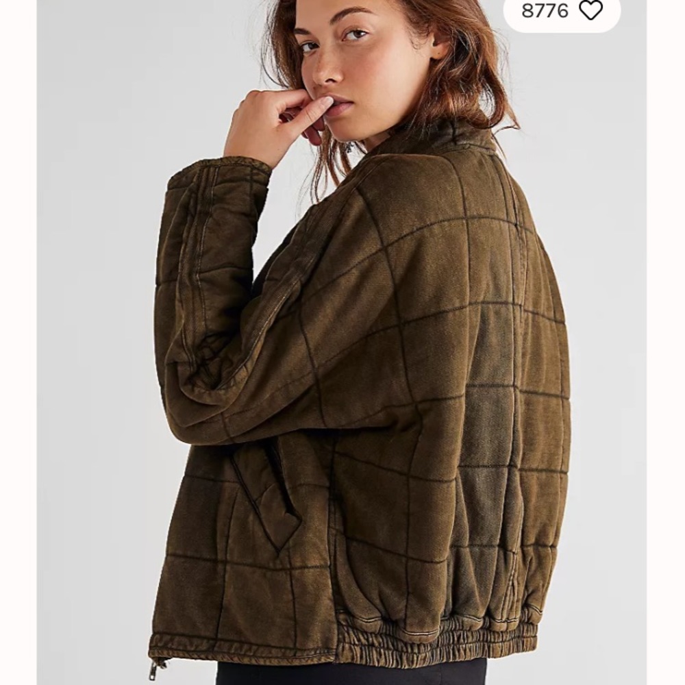 Free people dolman quilted jacket